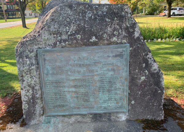 CANAAN REMEMBERS WORLD WAR MEMORIAL