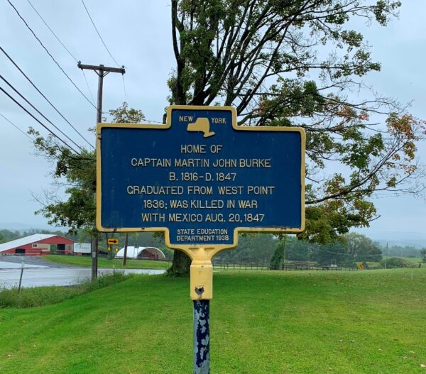 CAPTAIN MARTIN JOHN BURKE WAR MEMORIAL MARKER