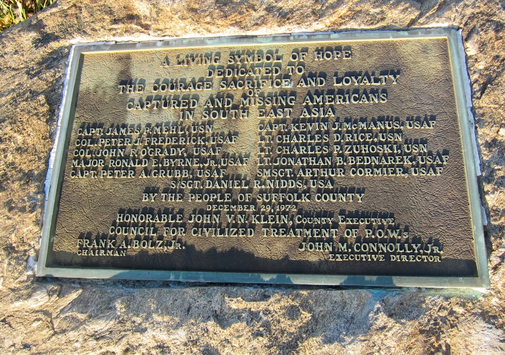CAPTURED AND MISSING AMERICANS IN SOUTH EAST ASIA MEMORIAL PLAQUE