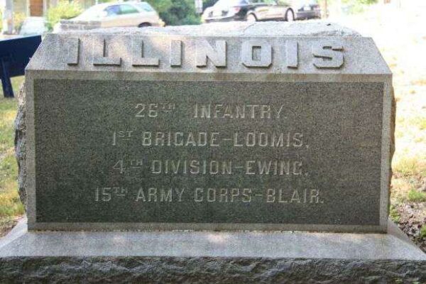 26TH ILLINOIS WAR MEMORIAL