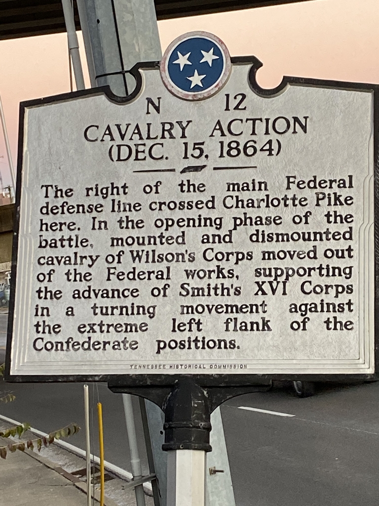 CAVALRY ACTION (DEC 15, 1864) WAR MEMORIAL MARKER