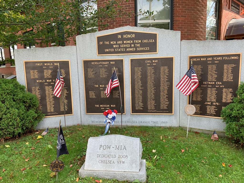 CHELSEA WAR VETERANS MEMORIAL