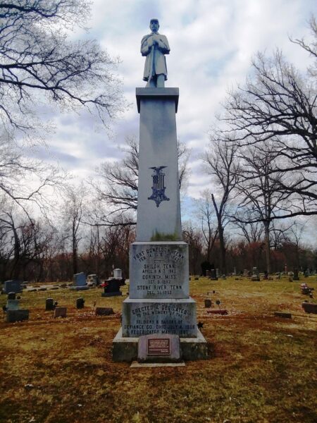 DEFIANCE CO, OHIO SOLDIERS & SAILORS WAR MEMORIAL