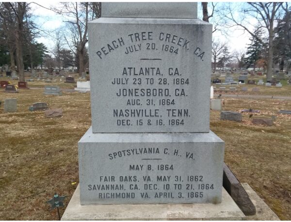 DEFIANCE CO, OHIO SOLDIERS & SAILORS WAR MEMORIAL SIDE D