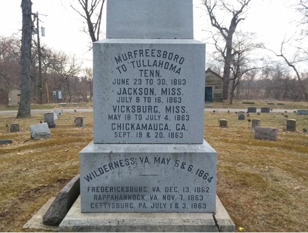 DEFIANCE CO, OHIO SOLDIERS & SAILORS WAR MEMORIAL SIDE B