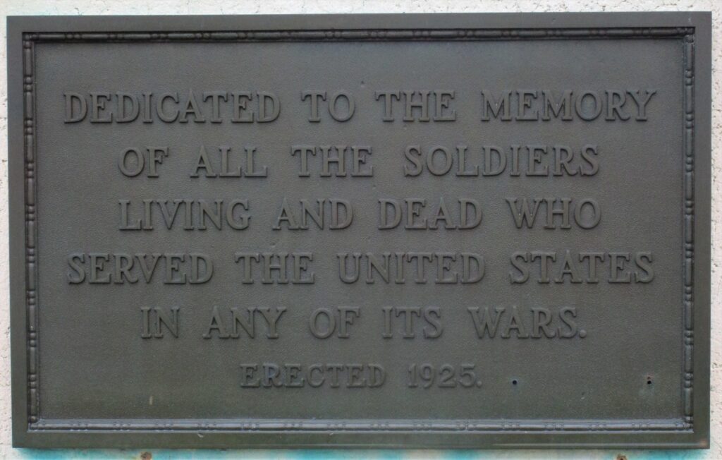 HOLLANSBURG ALL WARS VETERANS MEMORIAL PLAQUE