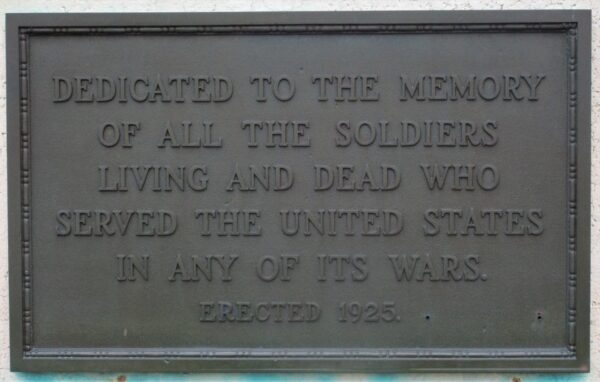 HOLLANSBURG ALL WARS VETERANS MEMORIAL PLAQUE