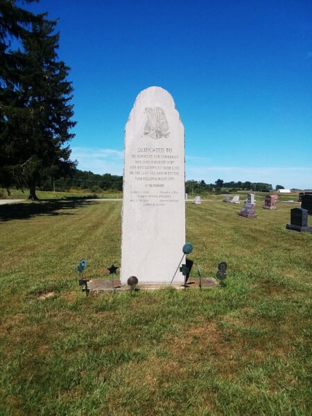 OAK GROVE CEMETERY WAR MEMORIAL