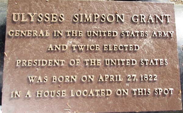 ULYSSES SIMPSON GRANT WAR MEMORIAL STONE