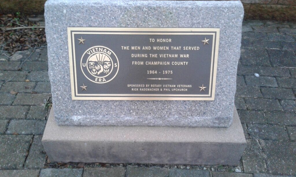 CHAMPAIGN COUNTY WAR MEMORIAL STONE H