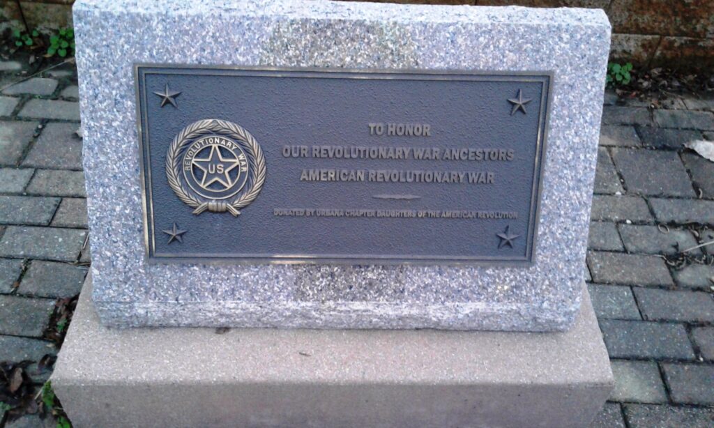 CHAMPAIGN COUNTY WAR MEMORIAL STONE G