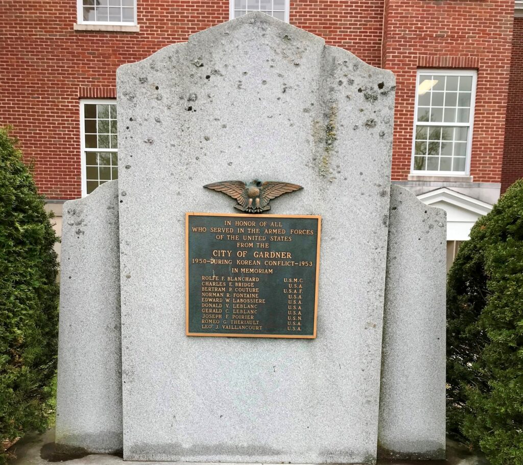 CITY OF GARDNER KOREAN WAR MEMORIAL