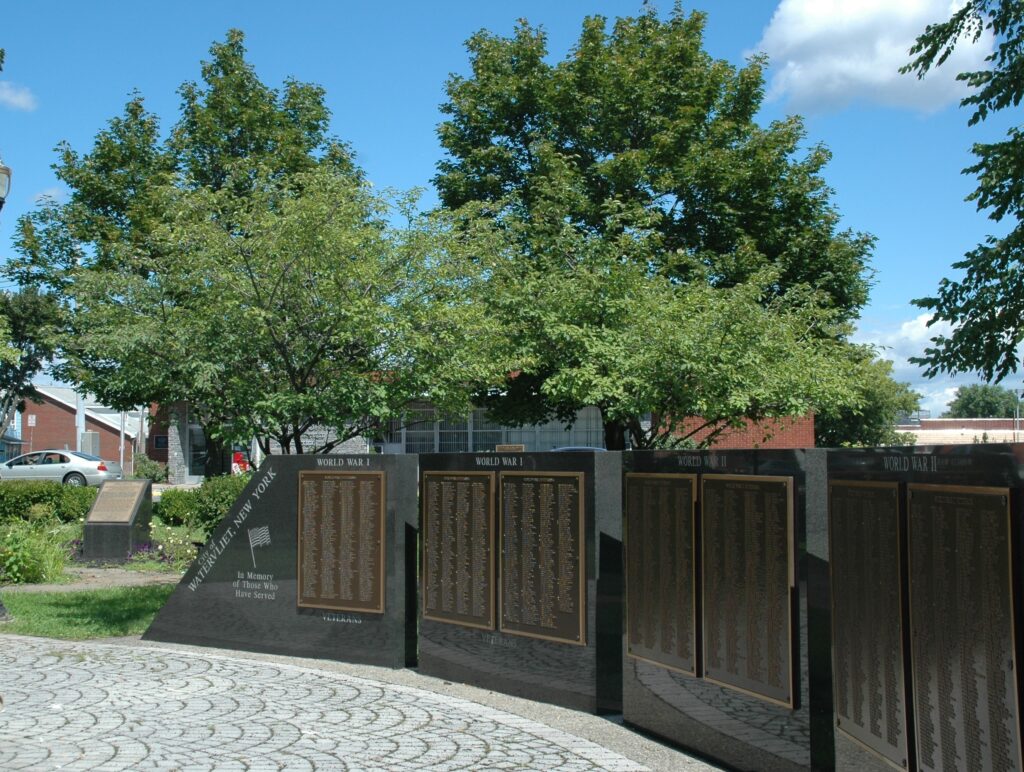 CITY OF WATERVLIET WAR VETERANS MEMORIAL
