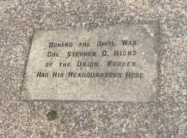 COL. STEPHEN G. HICKS WAR MEMORIAL STONE