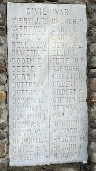 COLUMBUS MEMORIAL HONOR ROLL STONE B
