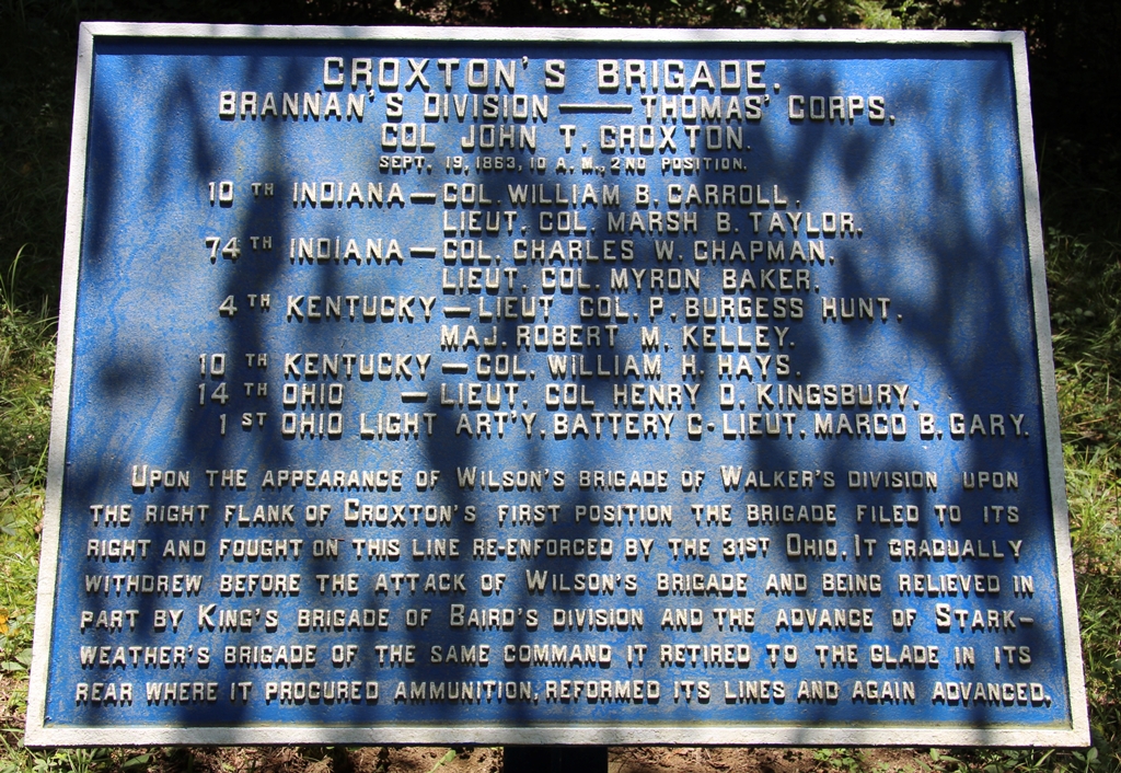 CROXTON’S BRIGADE WAR MEMORIAL PLAQUE VI