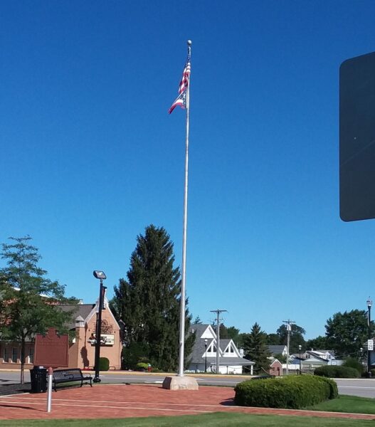 CITIZENS OF NEW BREMEN VETERANS MEMORIAL FLAGPOLE