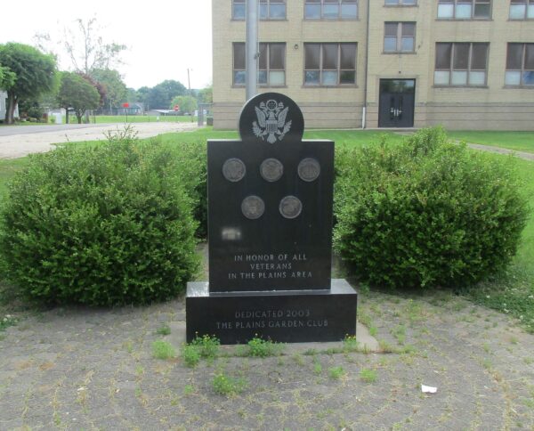 THE PLAINS AREA VETERANS MEMORIAL