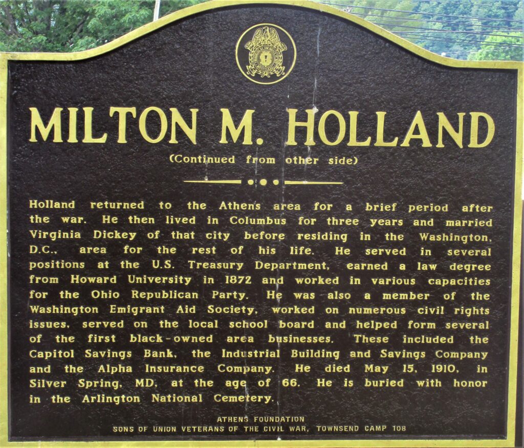 MILTON M. HOLLAND MEDAL OF HONOR WAR MEMORIAL M
