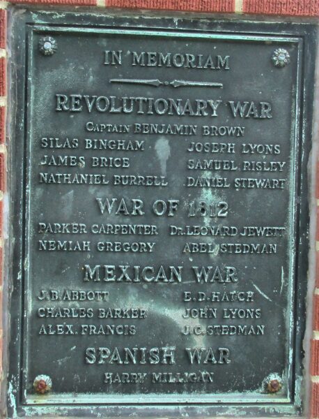 ATHENS VETERANS MEMORIAL GATES PLAQUE A