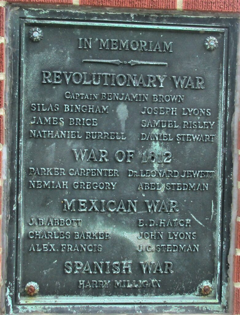 ATHENS VETERANS MEMORIAL GATES PLAQUE A