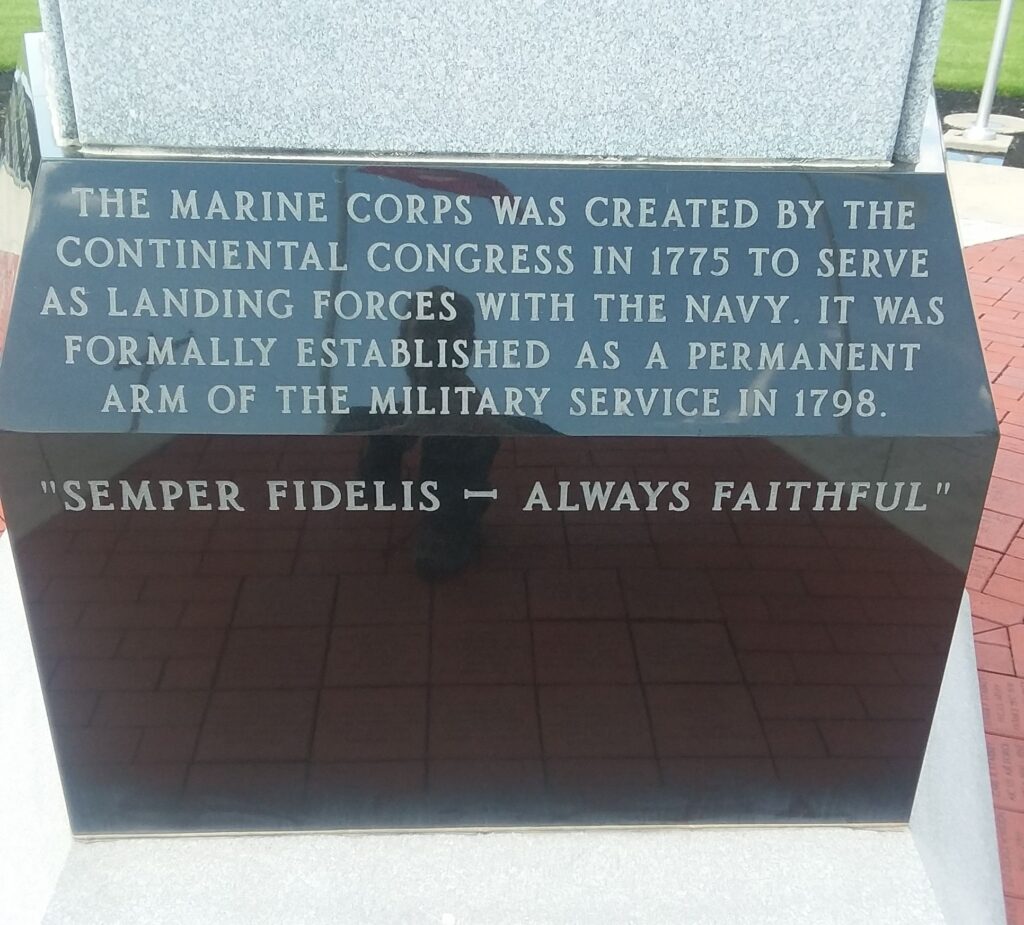 SPENCERVILLE ARMED FORCES MEMORIAL SIDE D STONE D