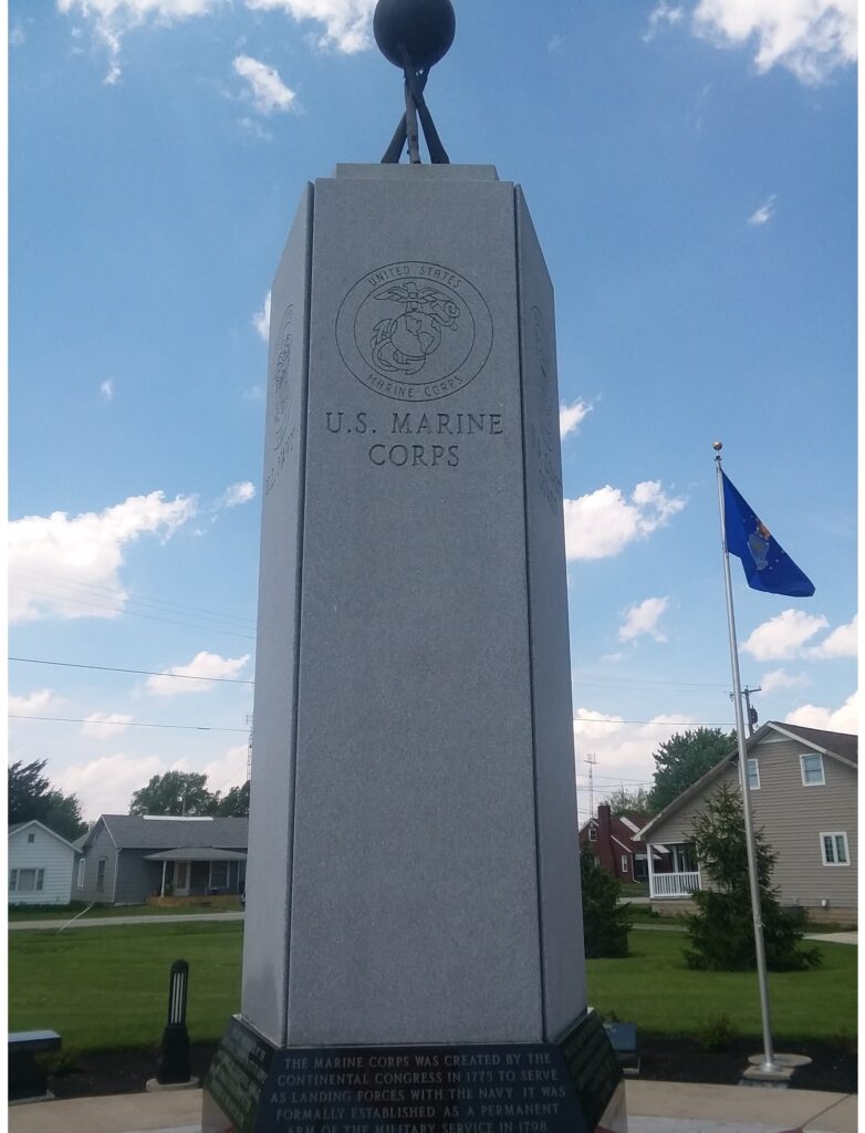 SPENCERVILLE ARMED FORCES MEMORIAL SIDE D