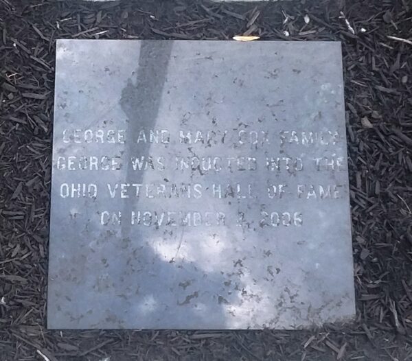 GEORGE COX WAR MEMORIAL TABLET
