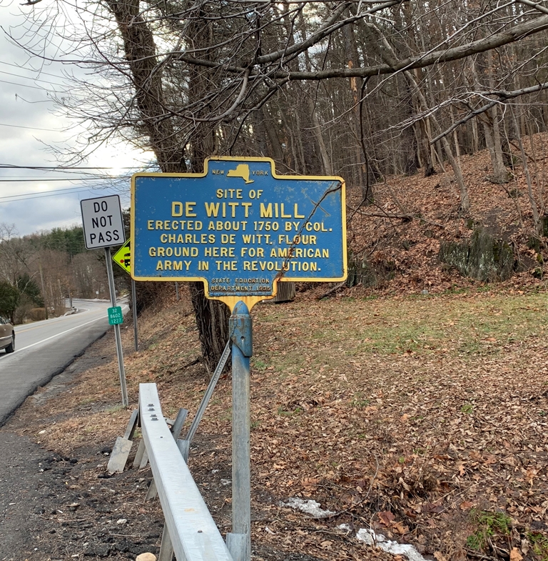 DE WITT MILL REVOLUTIONARY WAR MEMORIAL MARKER