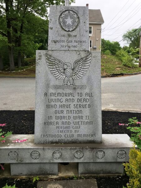 EASTWOOD GOLD STAR MOTHERS WAR MEMORIAL