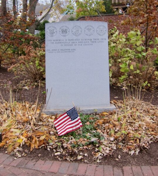 FARMINGDALE AREA SUPREME SACRIFICE MEMORIAL