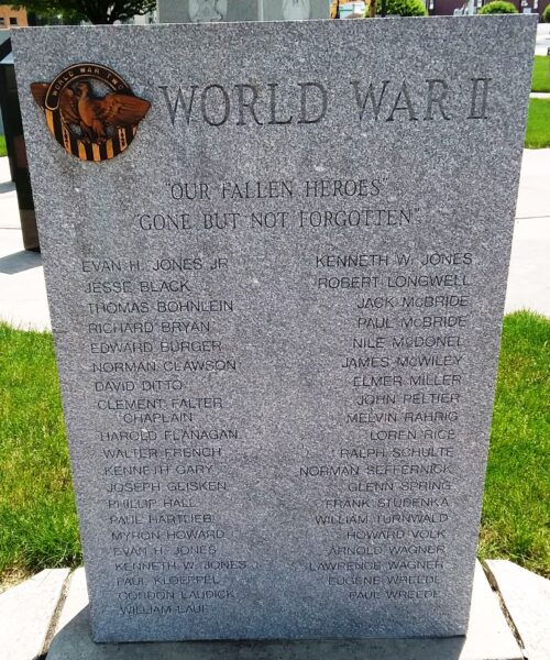DELPHOS WORLD WAR II MEMORIAL