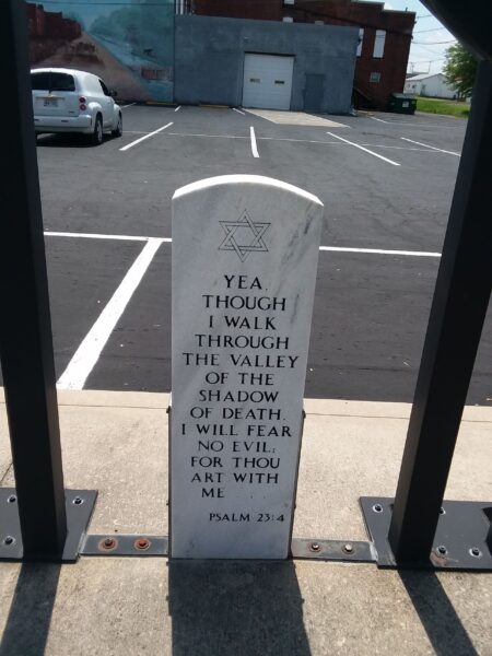 DELPHOS, OH VETERANS MEMORIAL LEFT STONE
