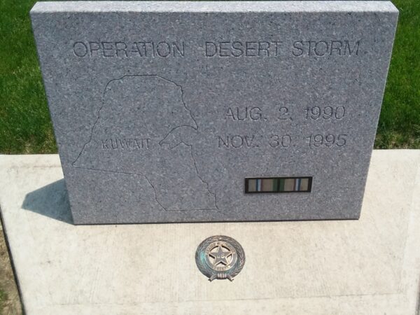 DELPHOS OPERATION DESERT STORM MEMORIAL