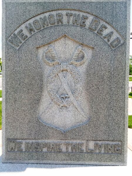 REUL POST NO. 95 G.A.R. CIVIL WAR MEMORIAL SIDE D