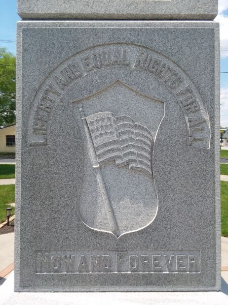 REUL POST NO. 95 G.A.R. CIVIL WAR MEMORIAL SIDE B