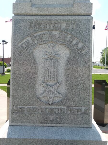 REUL POST NO. 95 G.A.R. CIVIL WAR MEMORIAL SIDE A