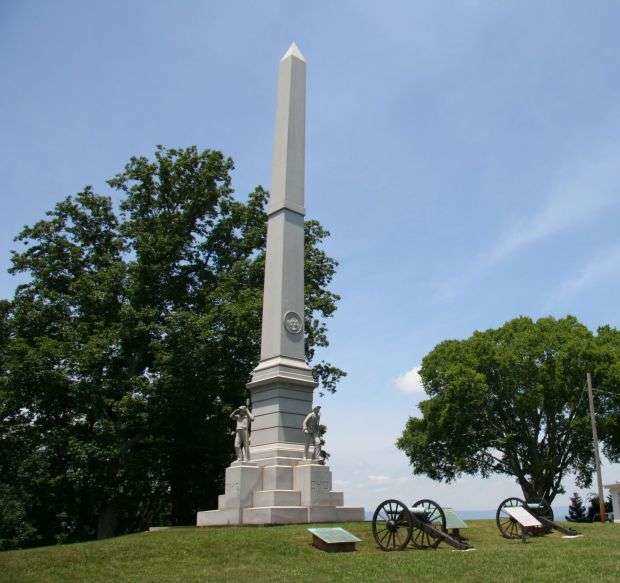 OHIO MONUMENT AT CHICKAMAUGA BATTLEFIELD