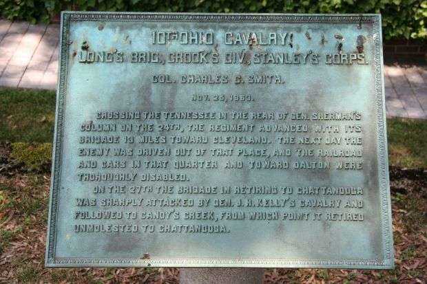 10TH OHIO CAVALRY MEMORIAL PLAQUE