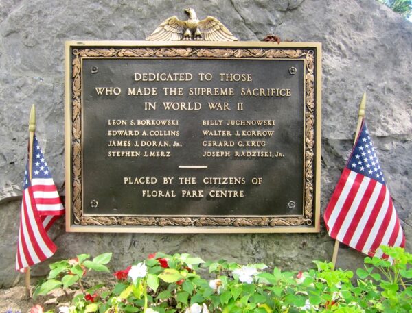 FLORAL PARK WORLD WAR II MEMORIAL