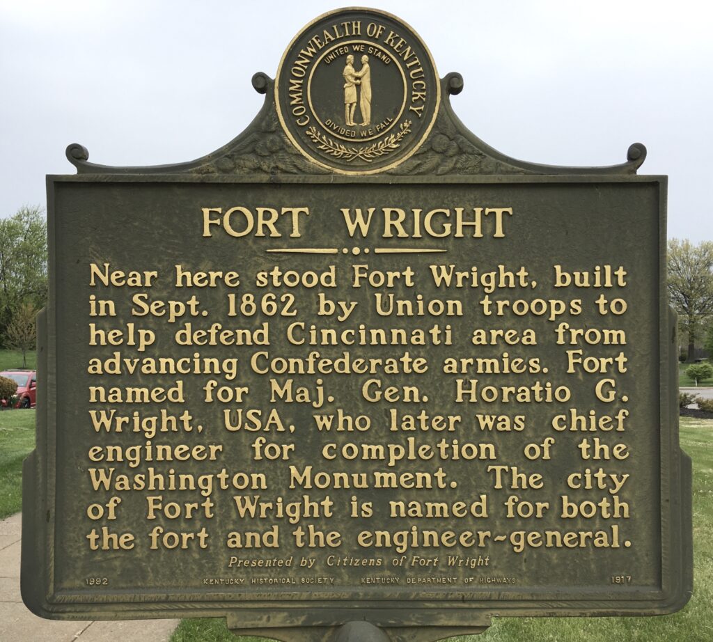 FORT WRIGHT WAR MEMORIAL MARKER