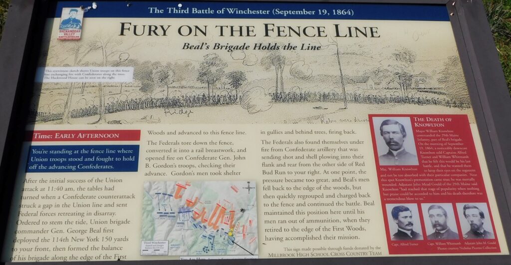 FURY ON THE FENCE LINE WAR MEMORIAL PANEL