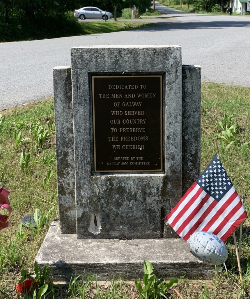 GALWAY WAR VETERANS MEMORIAL