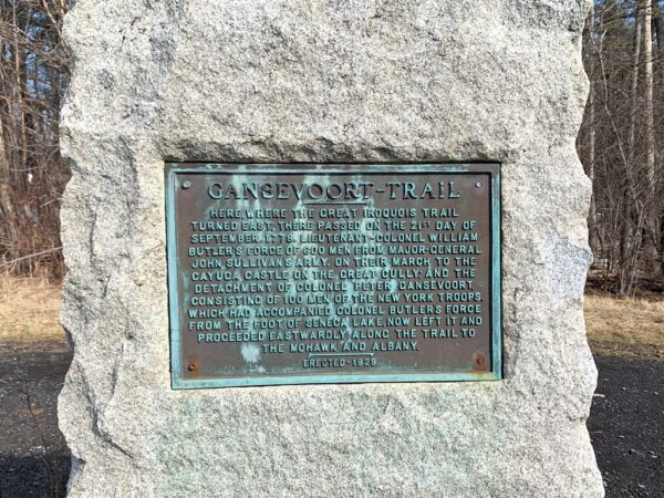 GANSEVOORT TRAIL REVOLUTIONARY WAR MEMORIAL
