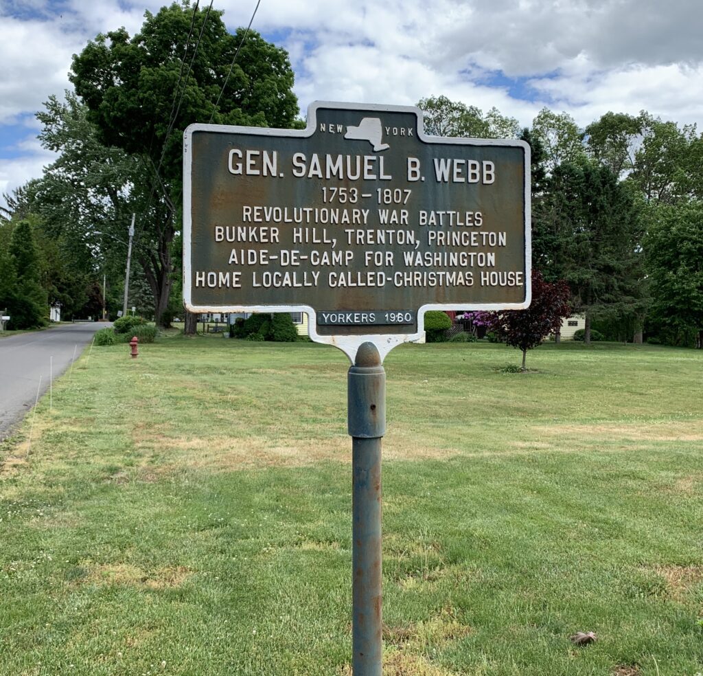 GEN. SAMUEL B. WEBB REVOLUTIONARY WAR MEMORIAL MARKER