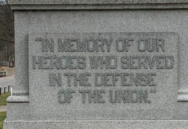 GREENE CIVIL WAR MEMORIAL STONE A