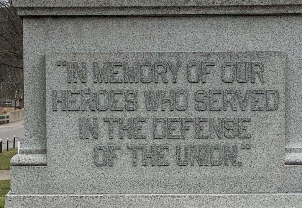 GREENE CIVIL WAR MEMORIAL STONE A