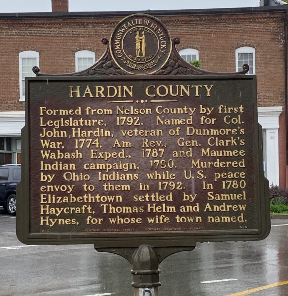 HARDIN COUNTY WAR MEMORIAL MARKER