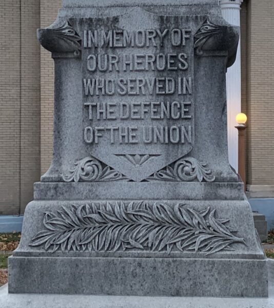 ILION CIVIL WAR MEMORIAL DEDICATION STONE