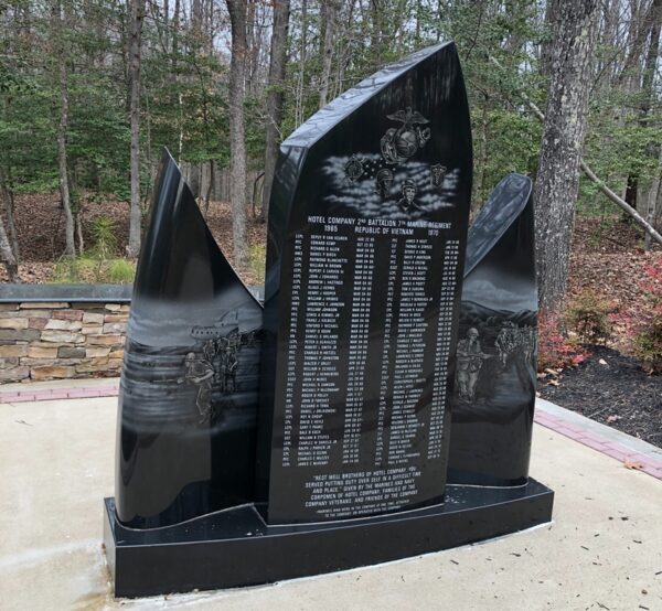 HOTEL COMPANY 2ND BATTALION 7TH MARINE WAR MEMORIAL